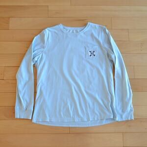 Vineyard Vines K9 Long Sleeve Tee Sea Dog Size Large Blue